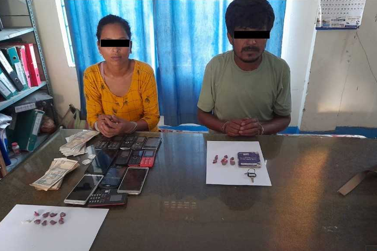झापाबाट ब्राउन सुगरसहित दुई जना पक्राउ