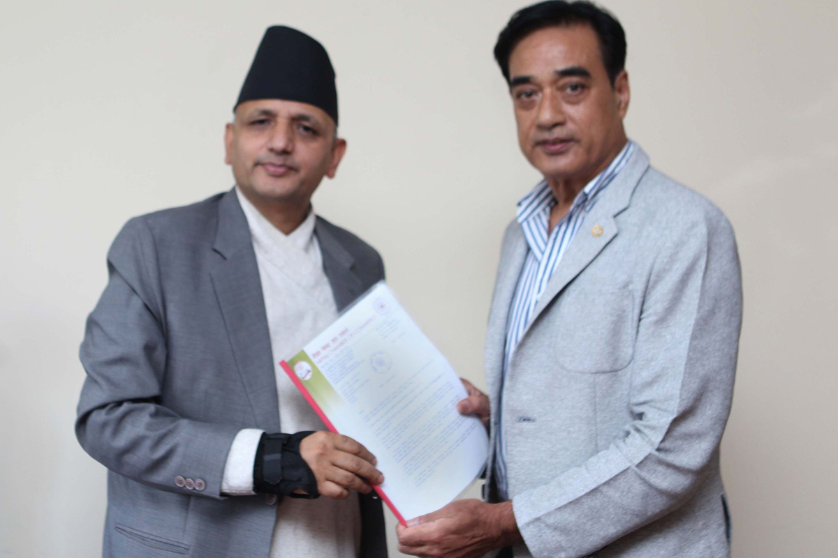 निर्यात बढाउन उद्योग सचिवसँग चेम्बरको छलफल