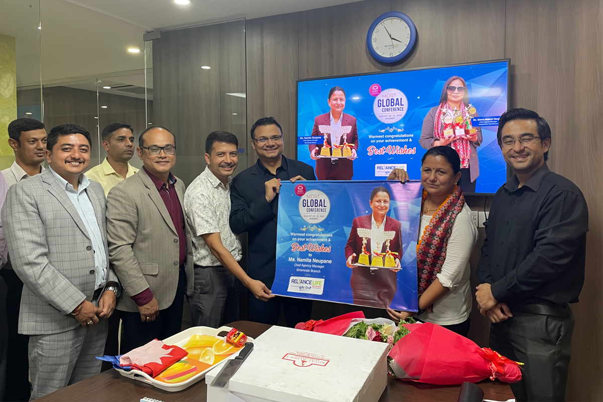 राउन्ड टेबलका लागि रिलायन्स लाइफका दुई अभिकर्ता अष्ट्रेलिया प्रस्थान