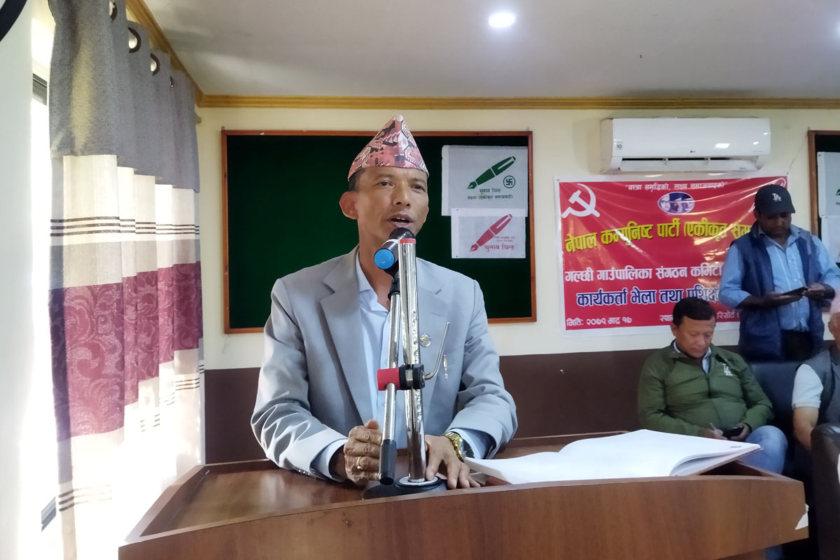 माधव नेपालले नेतृत्व गरेको पार्टी कहिल्यै कमजोर हुँदैन : सहरी मन्त्री चौधरी