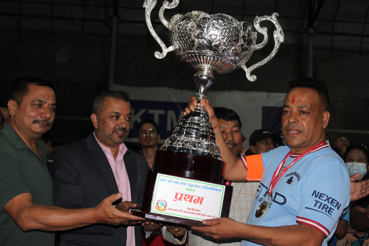 प्रथम ‘वडाअध्यक्ष कप’ फुटबल प्रतियोगिता : गुरूमार्ग युवा क्लब विजेता