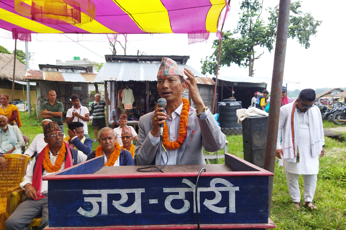 ठोरीको विकासमा सबैले हातेमालो गरौं : सहरी मन्त्री चौधरी