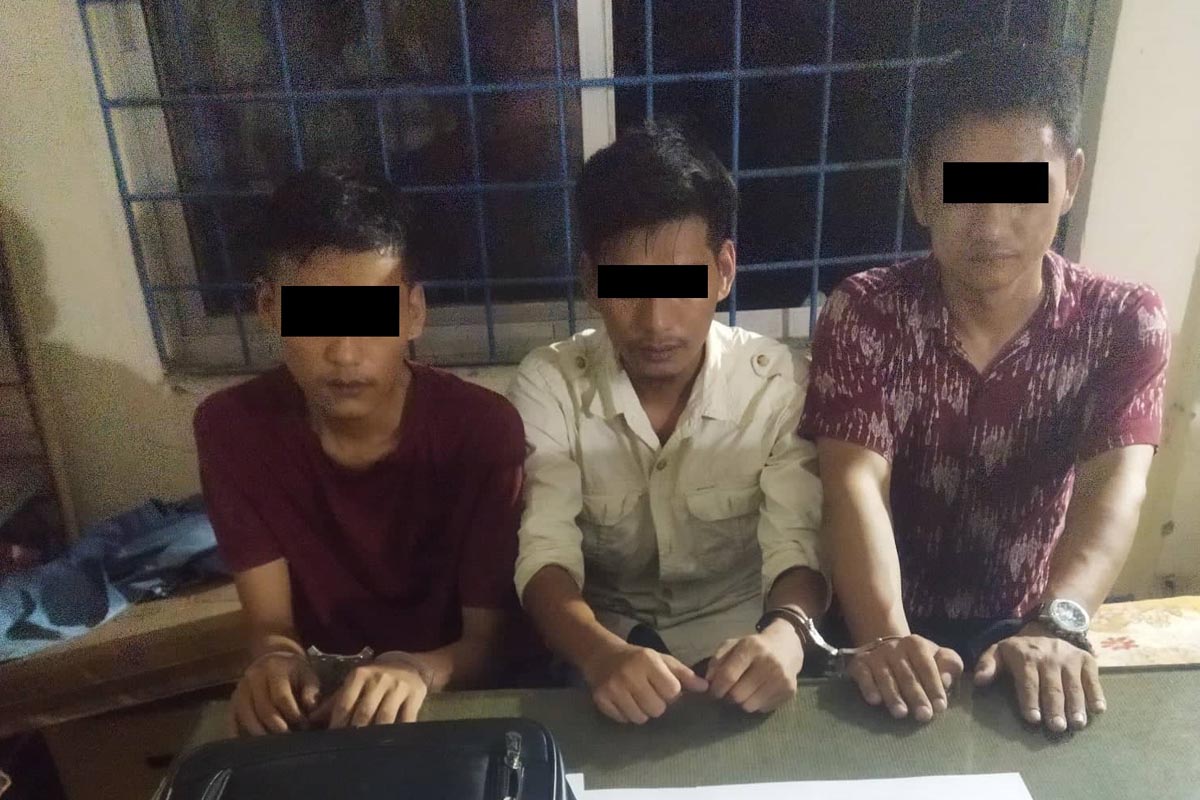 लागूऔषधसहित झापाबाट तीन जना पक्राउ