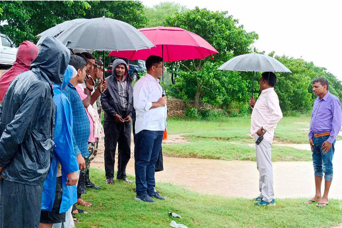 खडेरीग्रस्त नरैनापुरमा डुबान