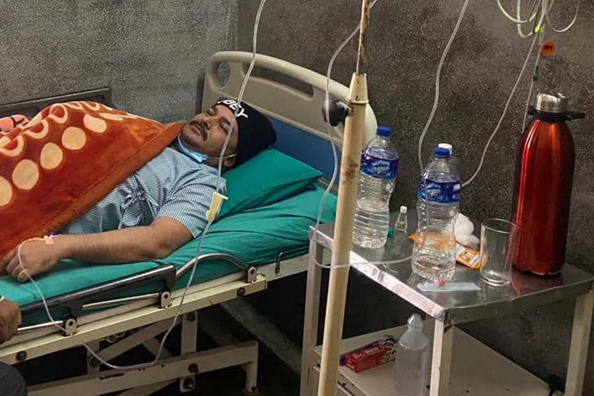 डेंगु संक्रमणपछि स्वास्थ्य राज्यमन्त्री टेकु अस्पताल भर्ना