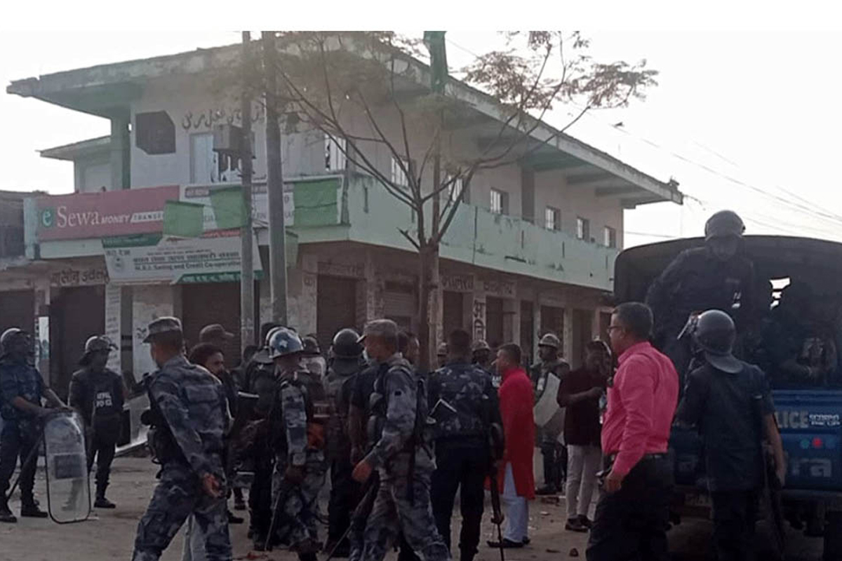 भंगहा नगरपालिकामा जारी कर्फ्यु हट्यो