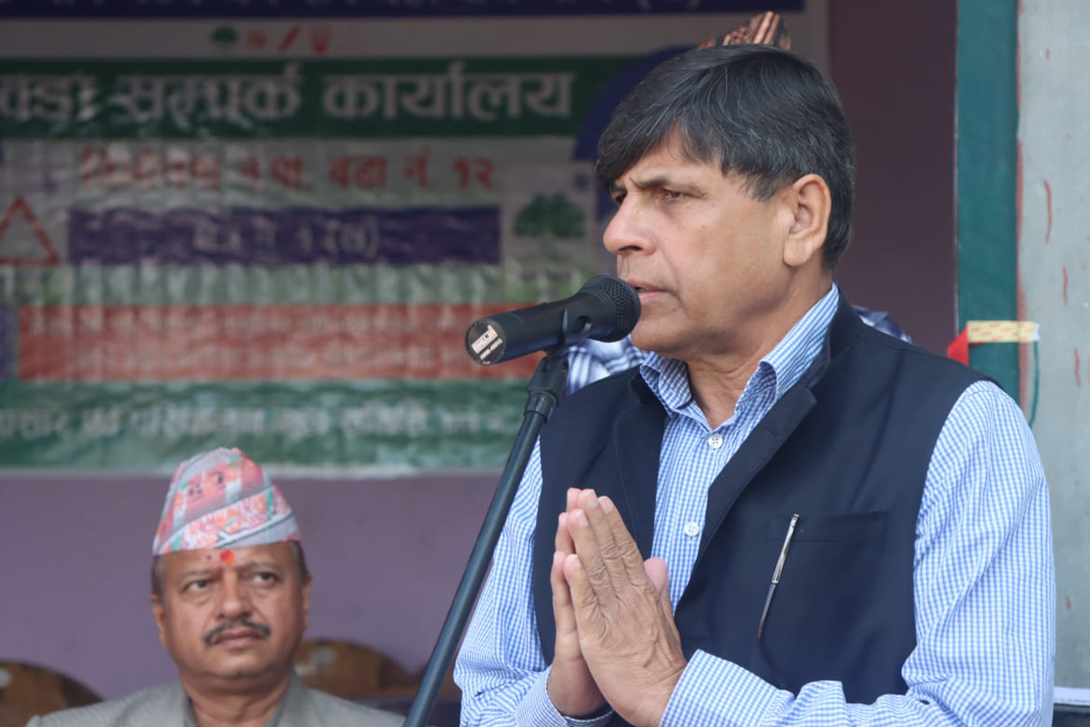 ओलीबाट संविधान असुरक्षित छ : नेता भुसाल