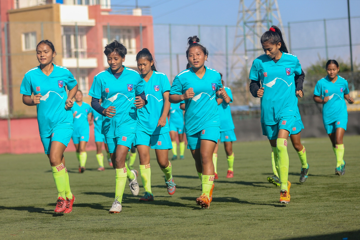 यू–१५ महिला साफमा आज नेपाल र भुटानको खेल