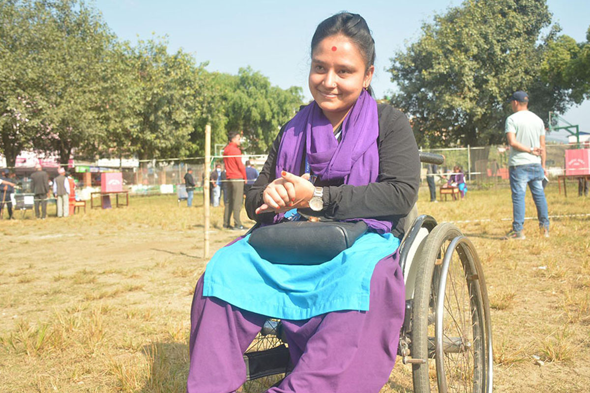 अपाङ्गतामैत्री व्यवस्था नहुँदा मतदानमा समस्या हुनेगरेको गुनासो