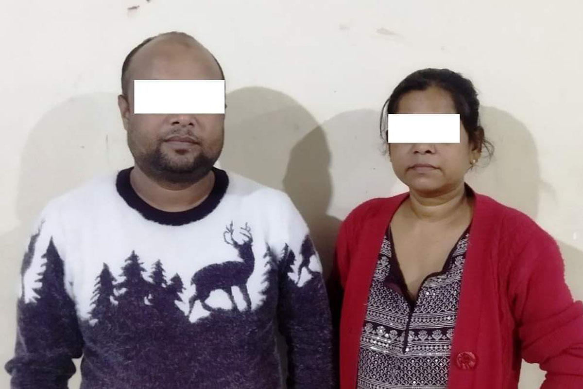 ८२ लाख ठगी गर्ने ज्वेलर्स सञ्चालक दम्पती पक्राउ