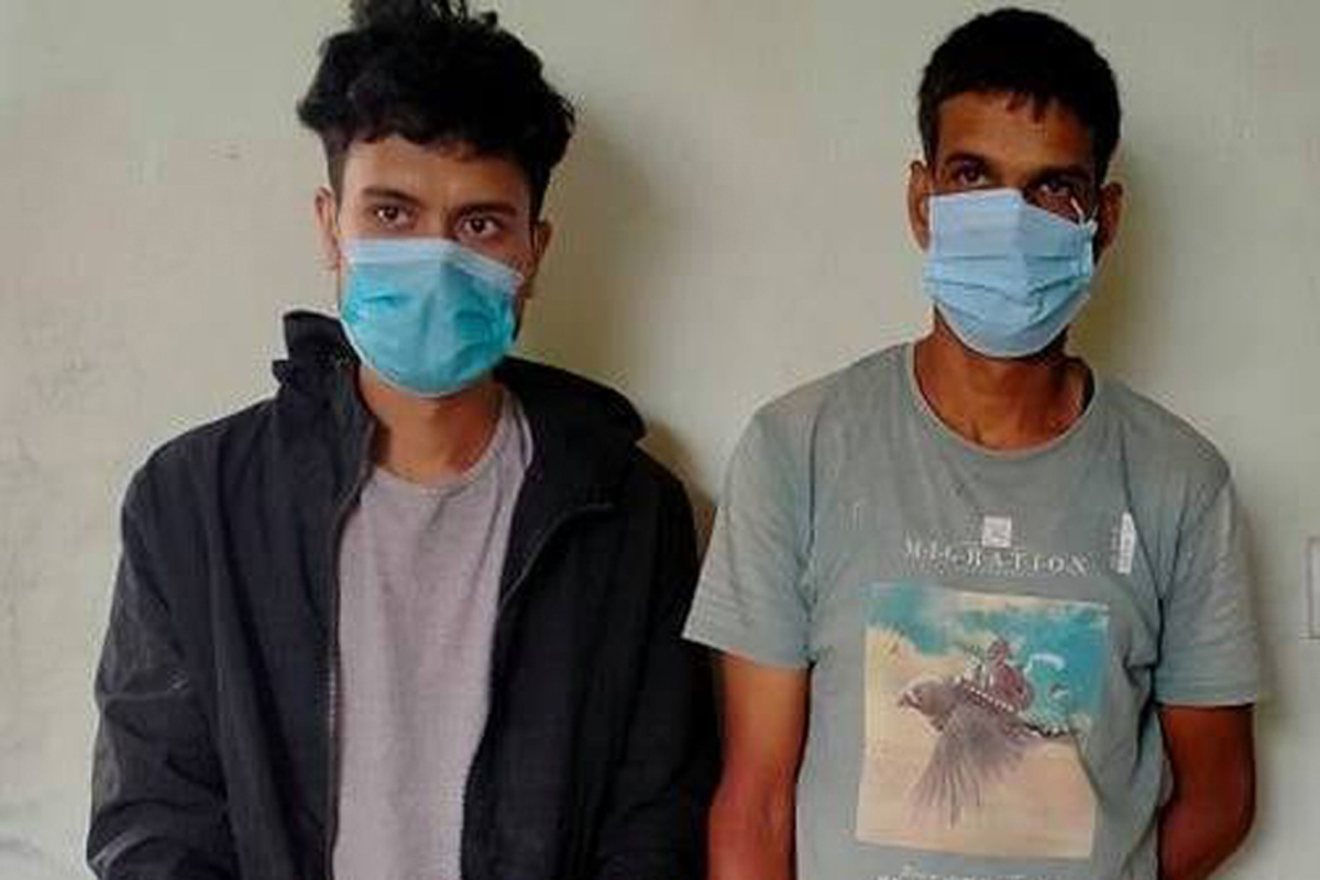 ब्राउन सुगरसहित दुई जना पक्राउ