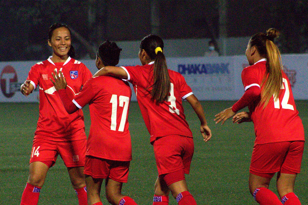 महिला यू-१८ साफ च्याम्पियनसिप अर्को महिना, यस्तो छ तालिका