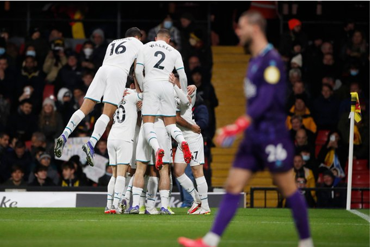 म्यानचेस्टर सिटी सिजनमै पहिलो पटक शीर्षस्थानमा