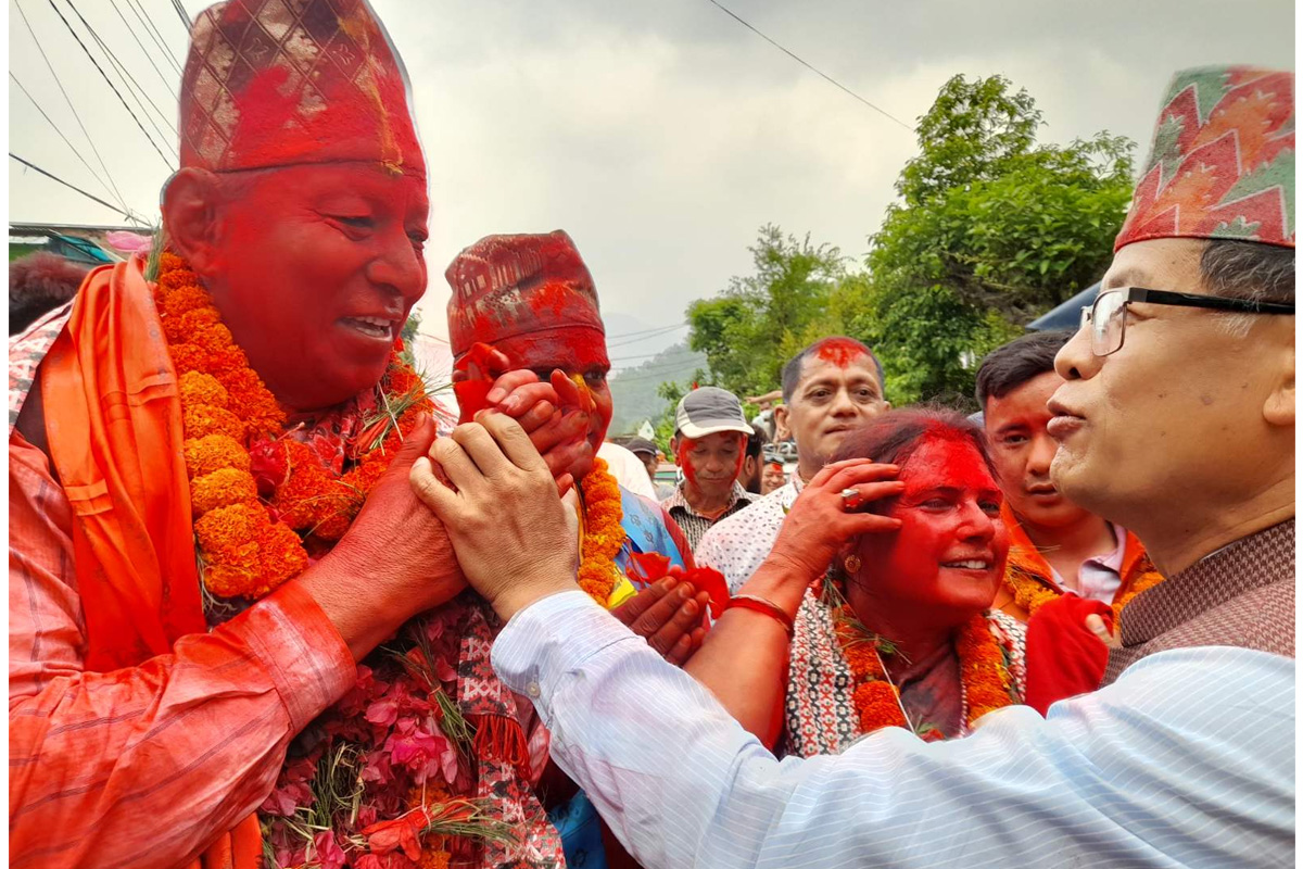 स्याङ्जाको भीरकोटका ४७ मध्ये ४६ पदमा कांग्रेस विजयी, मेयरमा कर्माचार्य निर्वाचित