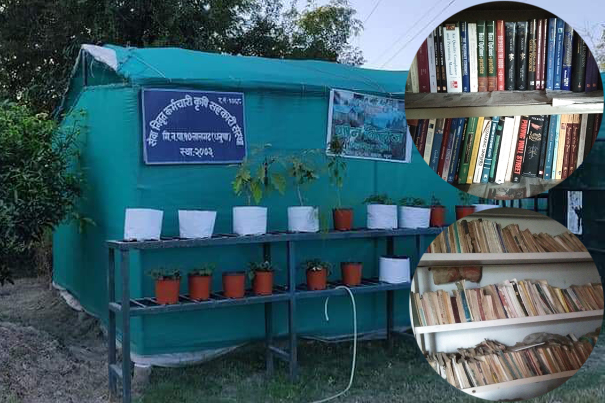 एउटा बेग्लै पुस्तकालय, जहाँ किसानले बाली उत्पादनबारे सिक्छन्-सिकाउँछन्