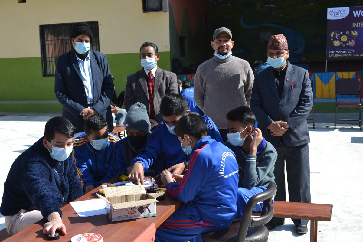 विद्यार्थीको प्रयोगात्मक शिक्षामा जोड दिँदै भ्याली भ्यु