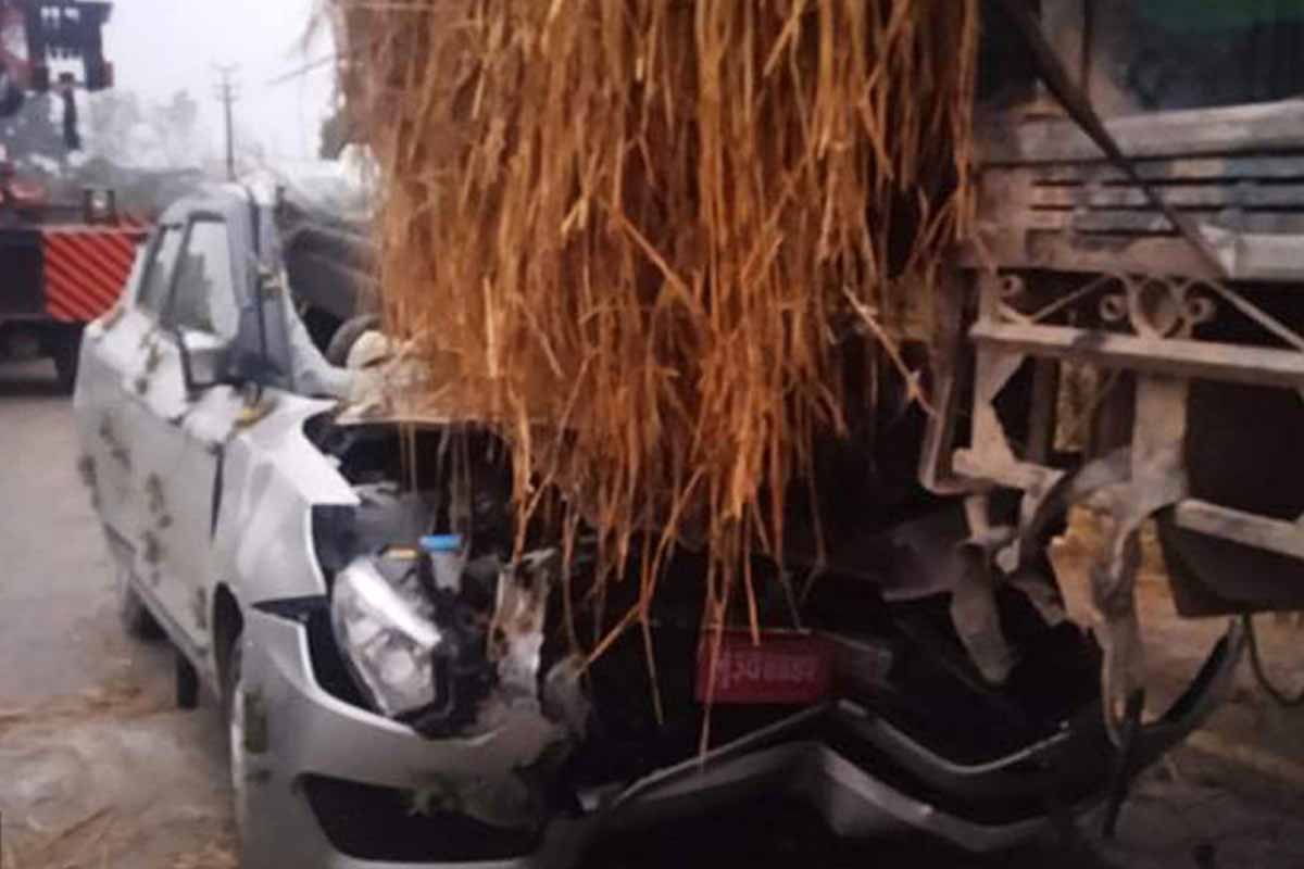 कार दुर्घटना हुँदा तीन जनाको मृत्यु, दुई घाइते