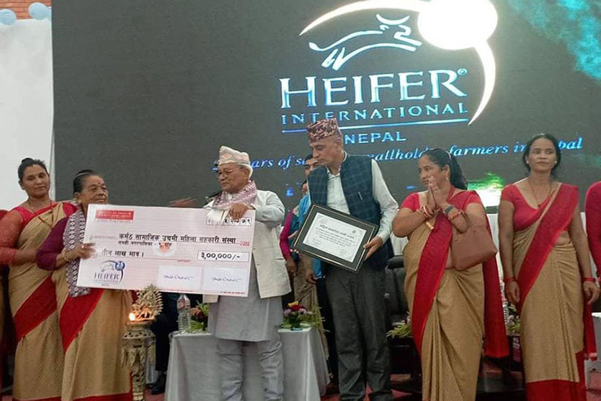 महिला सामाजिक उद्यमी उत्सव लुम्बिनीमा : सहकारी पुरस्कृत