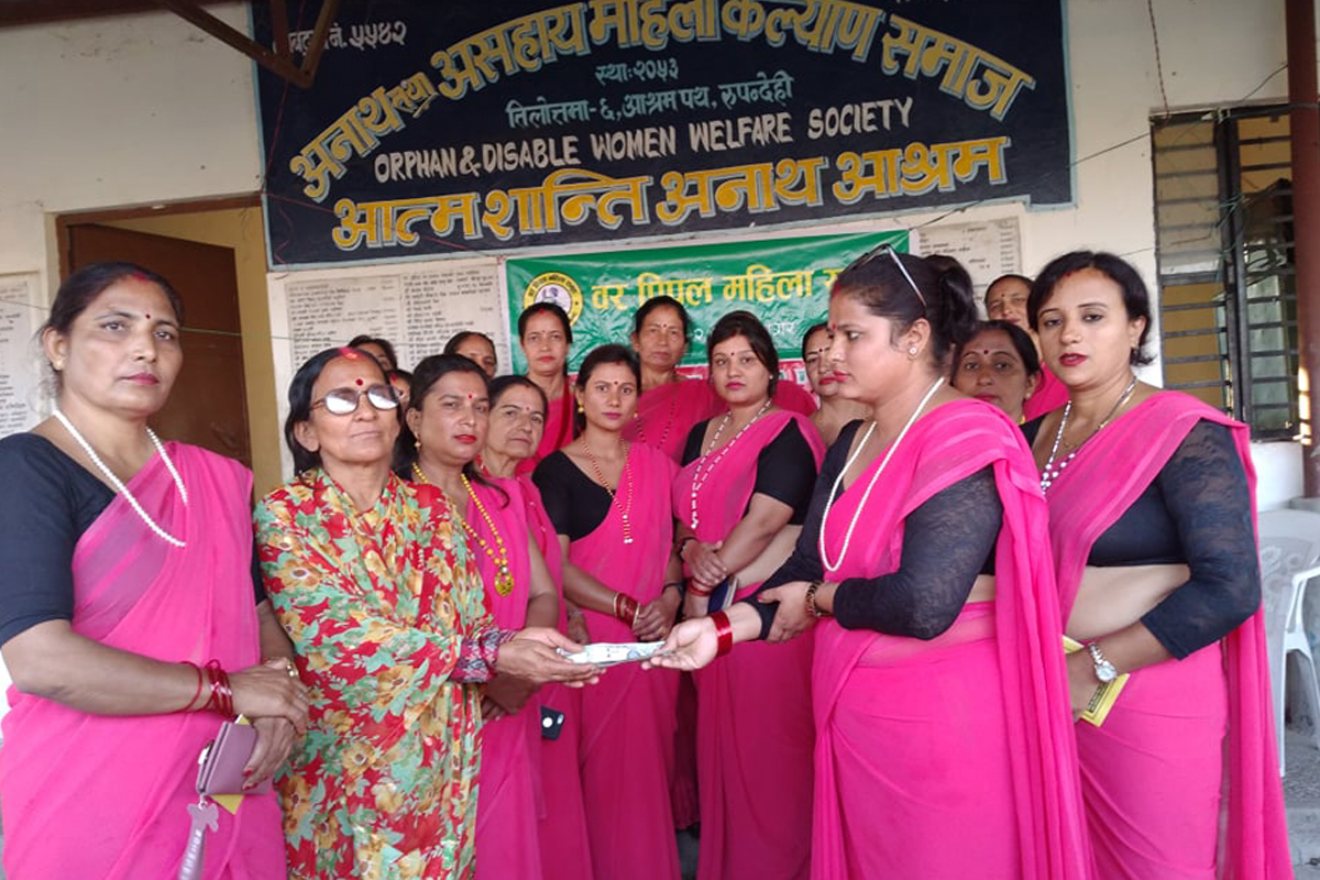 अनाथ बालबालिकाको हेरचाहका लागि ५० लाखको अक्षयकोष