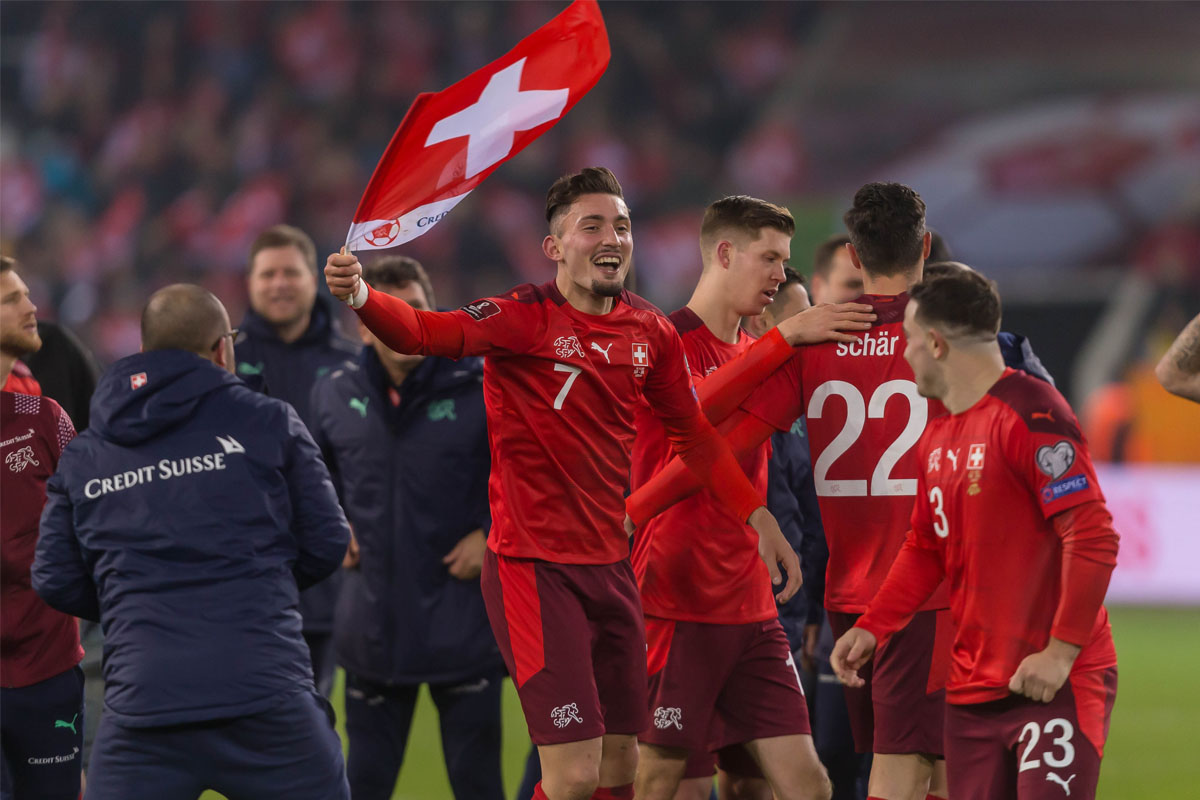 इटालीलाई पछि पार्दै स्विटजरल्यान्ड विश्वकप छनोटमा