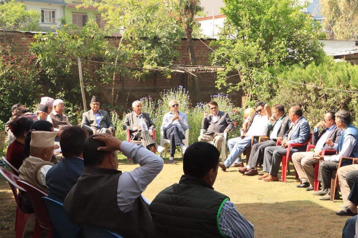 पौडेल पक्षको भेला जारी, शेखर र प्रकाशमान अनुपस्थित