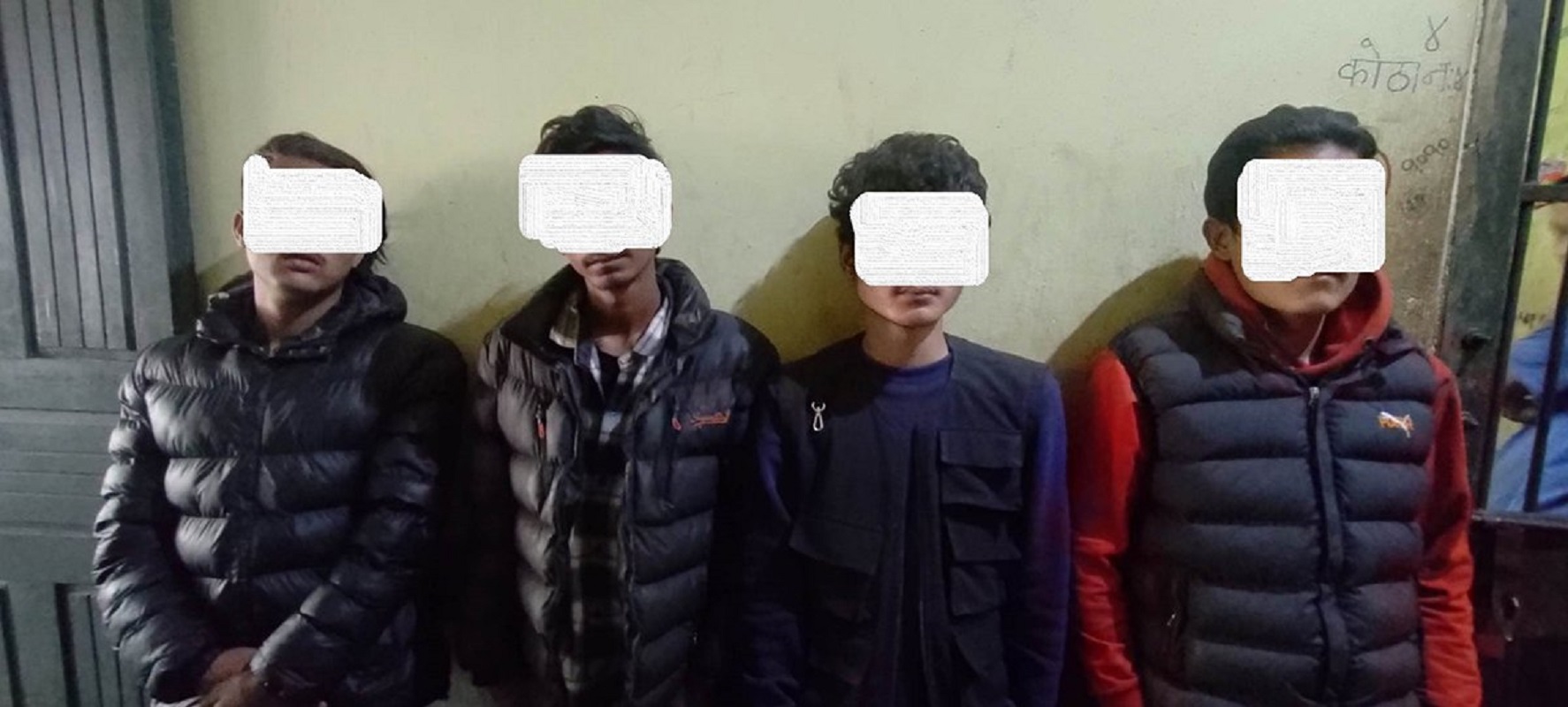 लागूऔषधसहित चार युवा वीरगन्जमा पक्राउ