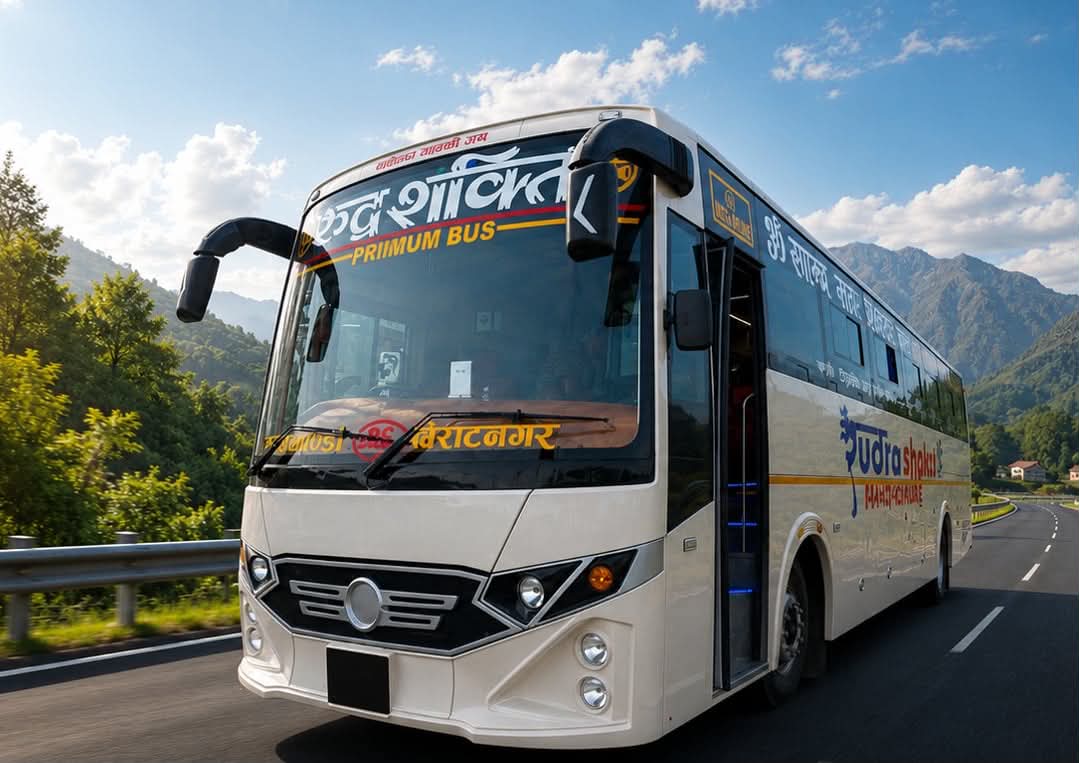 अब बसमै वासरूम, रुद्रशक्ति ट्राभल्सको सुविधासम्पन्न सेवा सञ्चालनमा