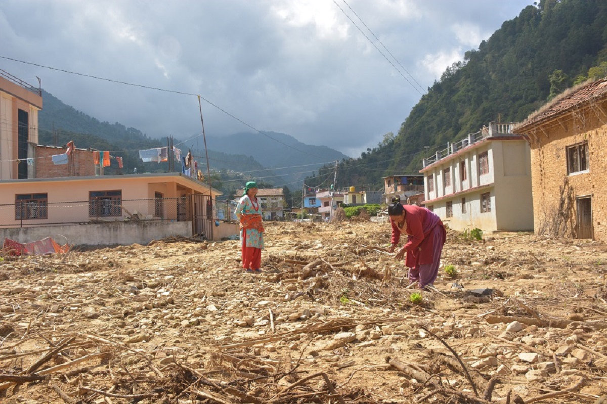 बासको आशमै बित्यो बाढीपीडितको एक महिना