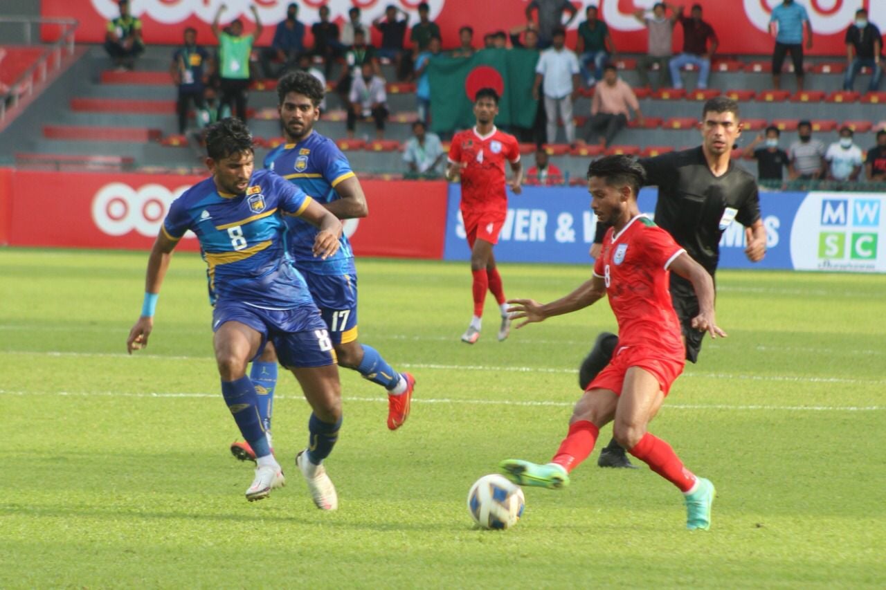 पहिलो हाफमा नेपाल एक गोलले पछि पर्‍यो
