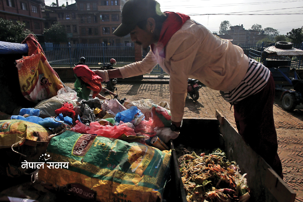 काठमाडौंको स्रोतमै फोहर वर्गीकरण गर्ने कार्यक्रम भएन कार्यान्वयन