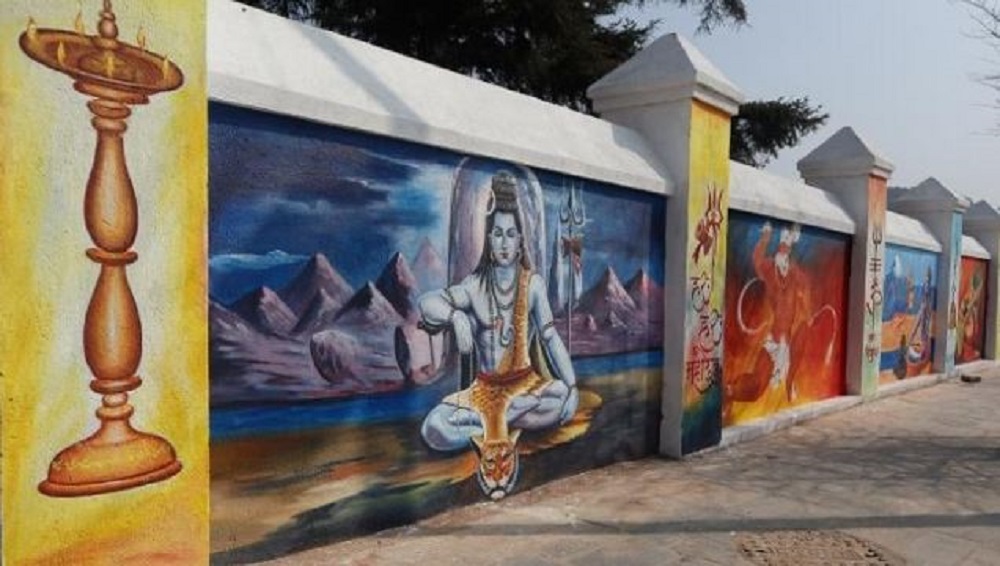 ५० लाख खर्चेर काठमाडौंमा 'भित्ते चित्र' बनाउँदै महानगर