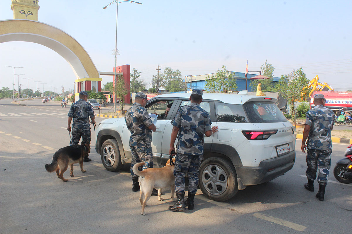 नेपाल-भारत सीमा क्षेत्रमा उच्च सुरक्षा सतर्कता