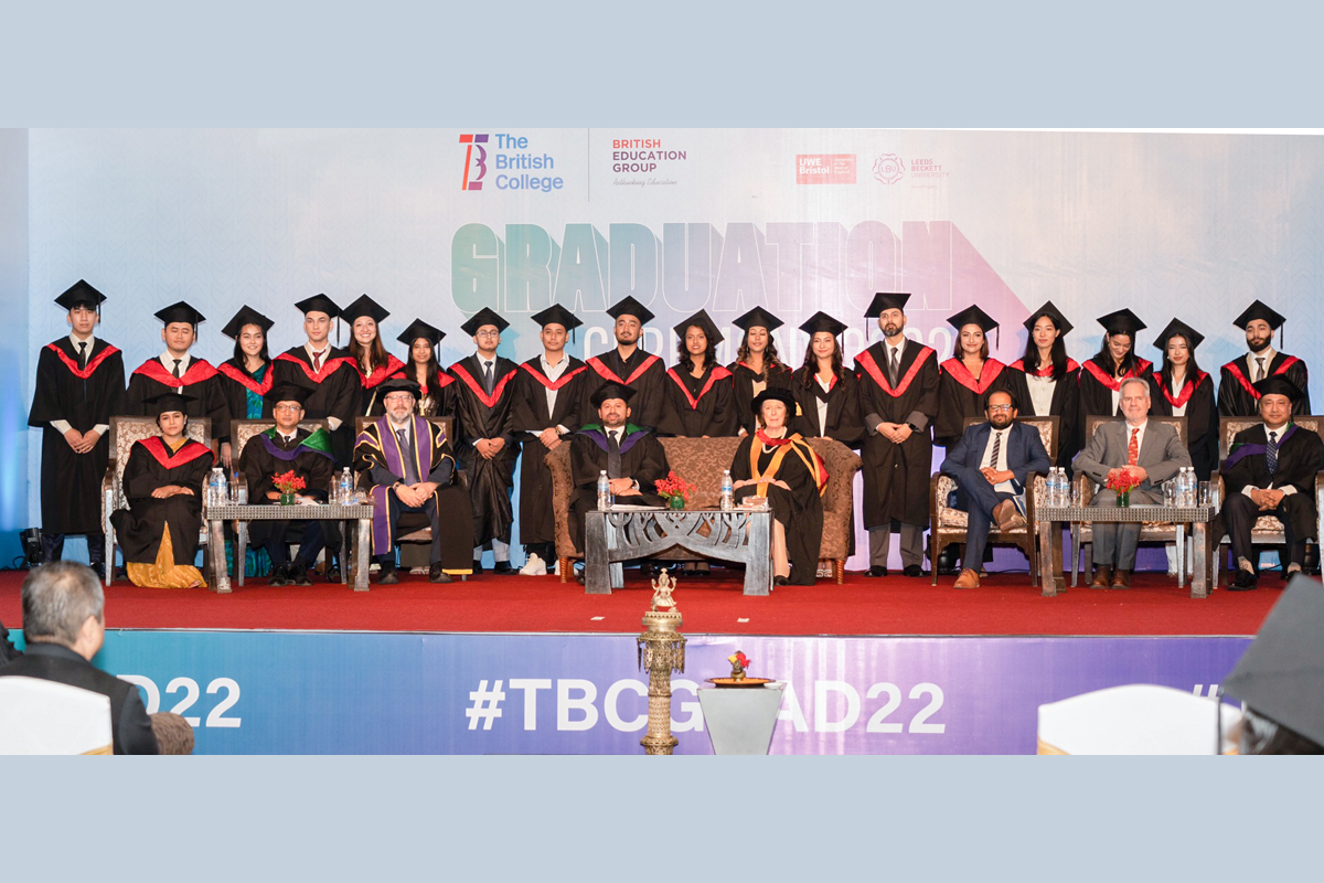 द ब्रिटिस कलेजका ४१५ जना विद्यार्थी दीक्षित