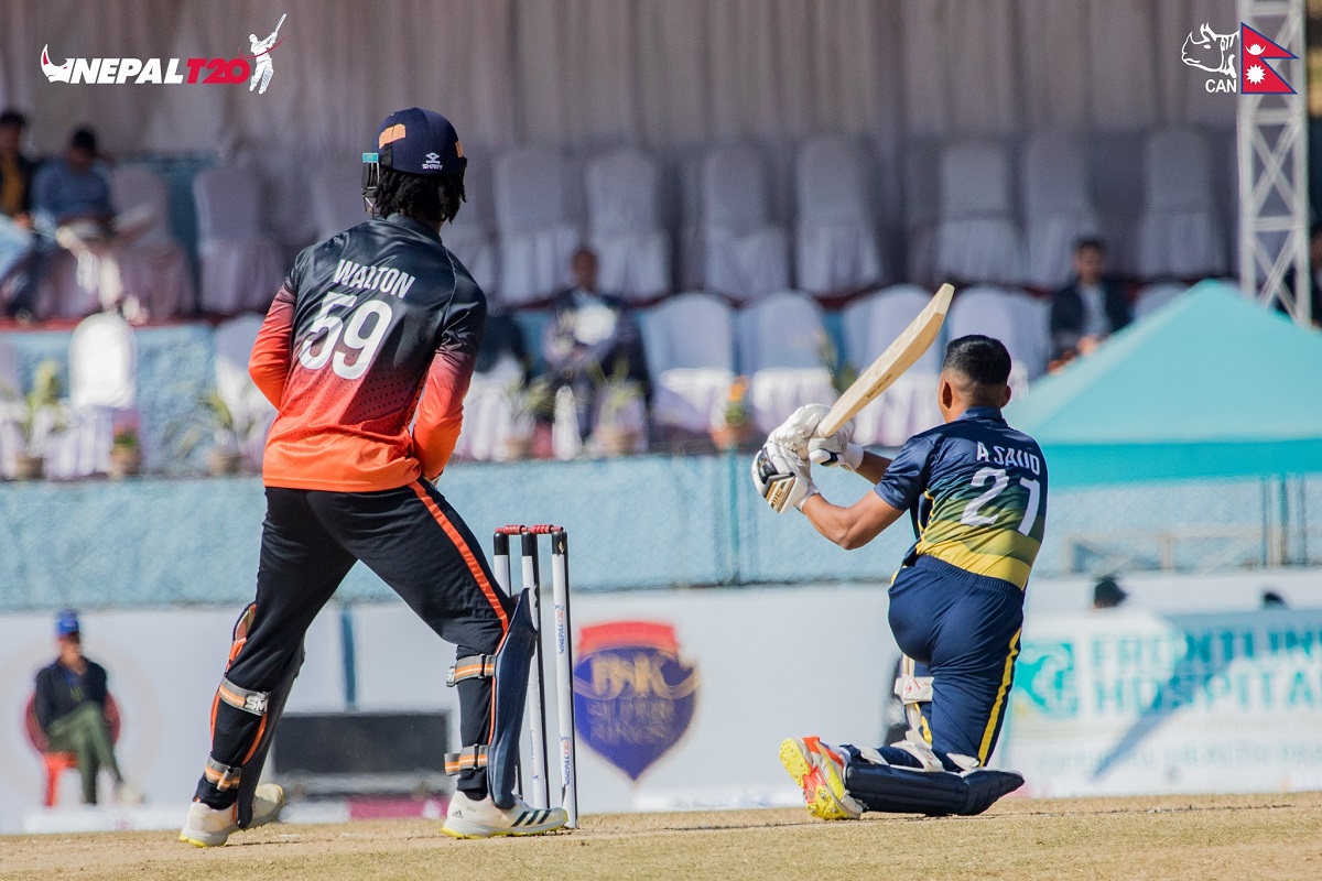 नेपाल टी-२० लिगको फाइनल पुग्न जनकपुरलाई १६८ रनको लक्ष्य