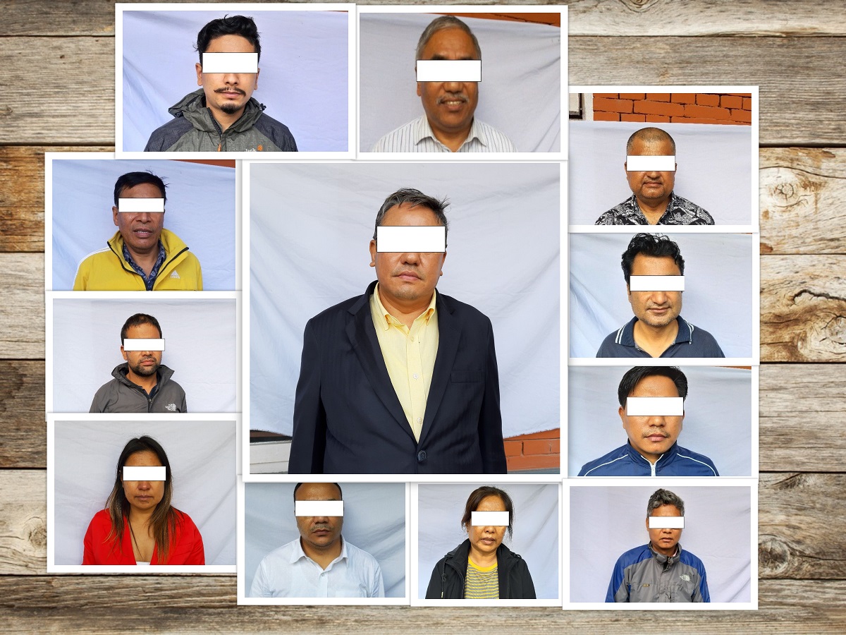 यी हुन् सहकारीबाट ७१ करोड ठगी आरोपमा पक्राउ परेका दर्जन व्यक्ति