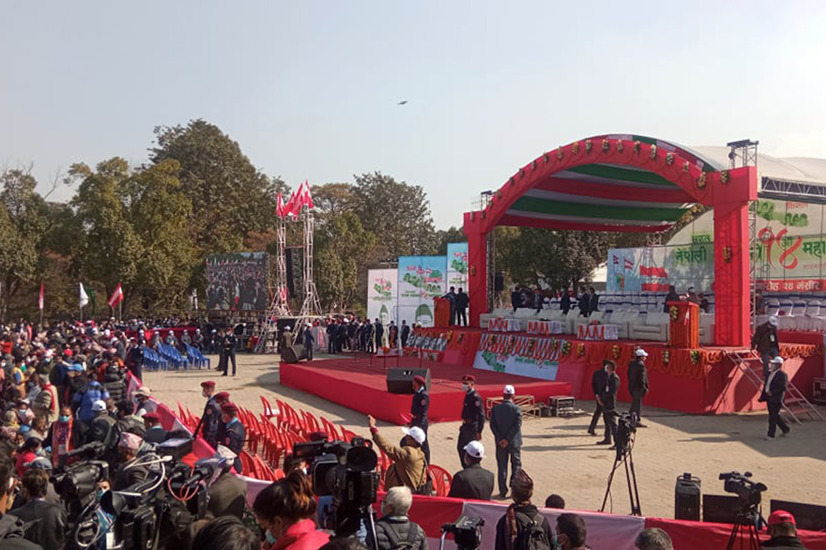 देउवापछि पौडेल पनि पुगे भृकुटीमण्डप