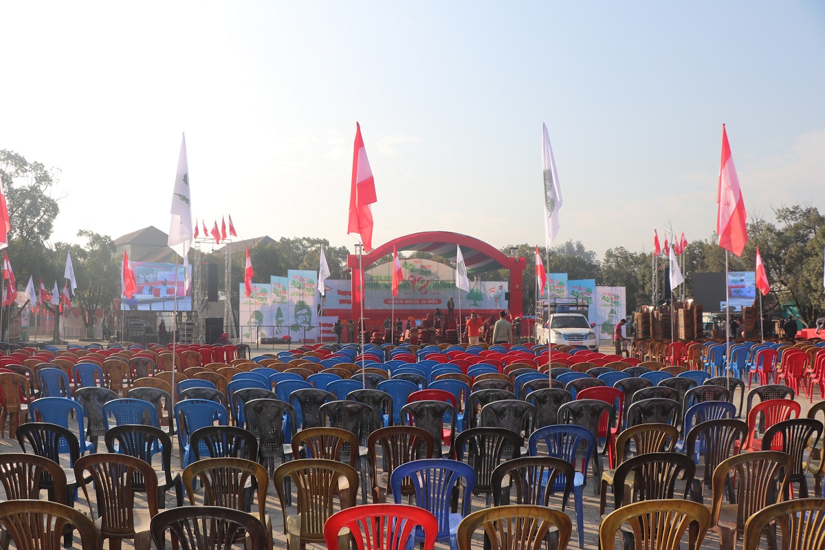 ५० लाख खर्चेर यस्तो बनाइयो कांग्रेस महाधिवेशन स्थल [फोटोफिचर]