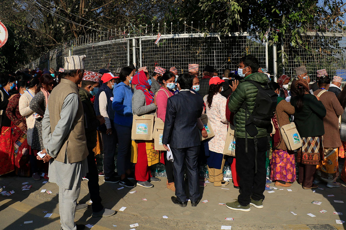 कांग्रेसले गर्‍यो १४औं महाधिवेशन स्थलको सरसफाइ