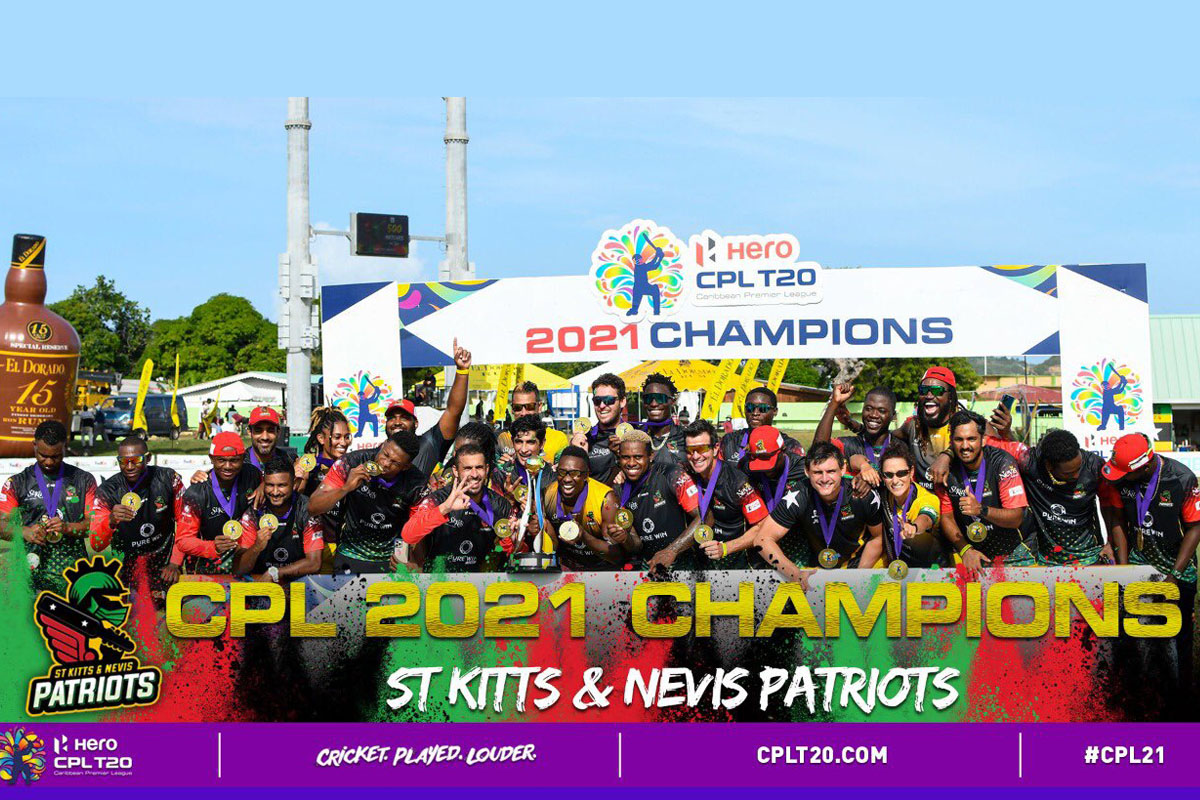 लुसिया किंग्सलाई हराउँदै सेन्ट किट्सले जित्यो सीपीएलको उपाधि