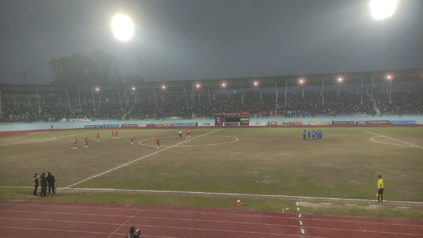 मोरिससविरुद्ध पहिलो हाफमा सुजलले दिलाए नेपाललाई अग्रता