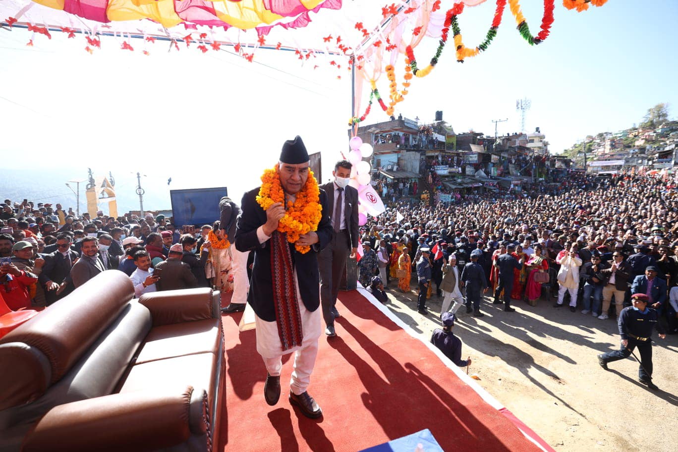 गन्यापधुरामा देउवाले भने– चुनाव जिताउनुभयो भने फेरि प्रधानमन्त्री हुन्छु