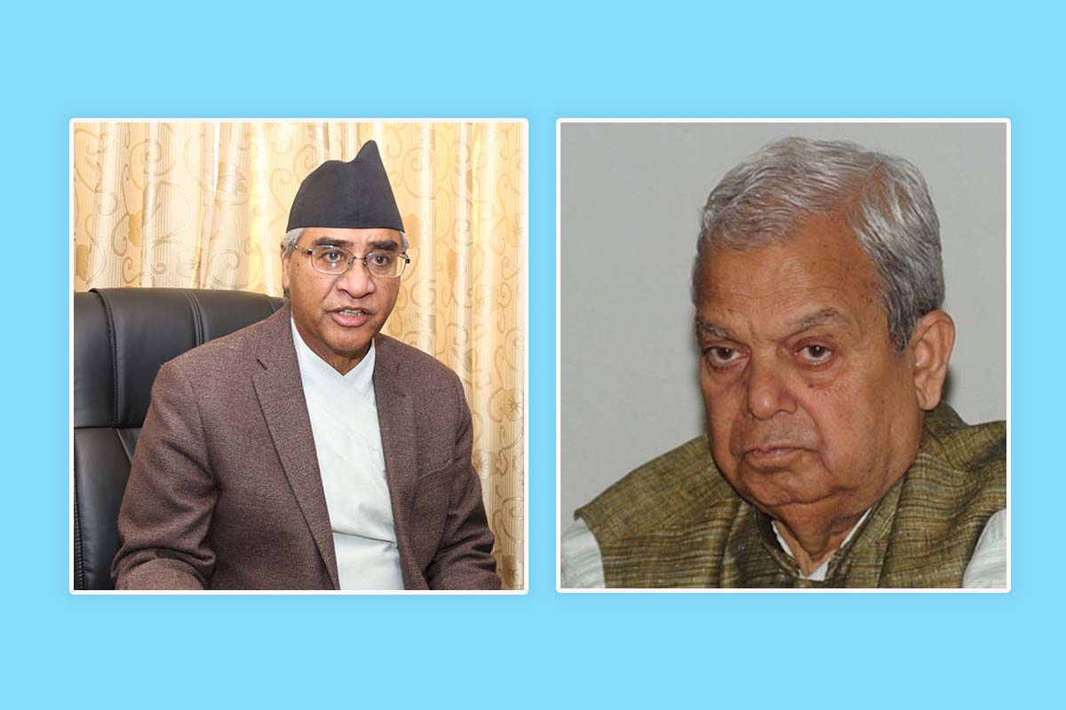 प्रधानमन्त्री देउवा र महन्थ ठाकुरबीच सरकार गठनबारे छलफल