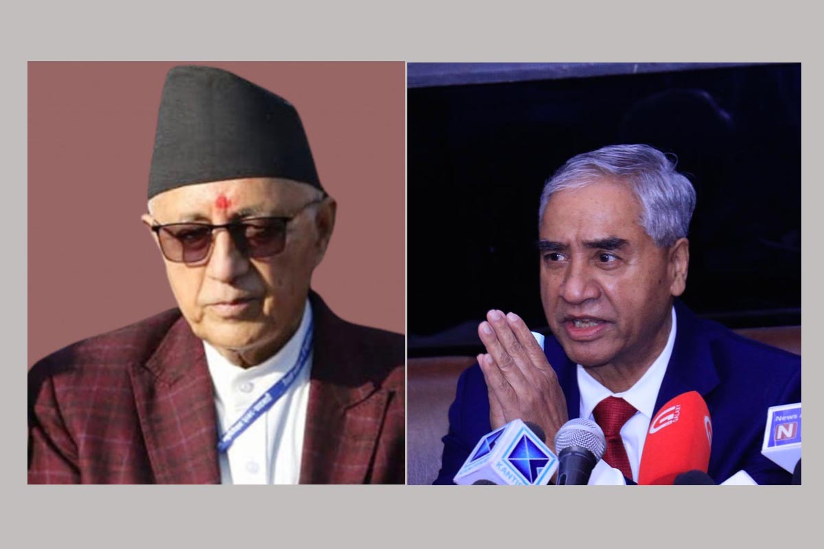 कांग्रेस बैठकमा देउवा र कोइरालाबीच 'दोहोरी'