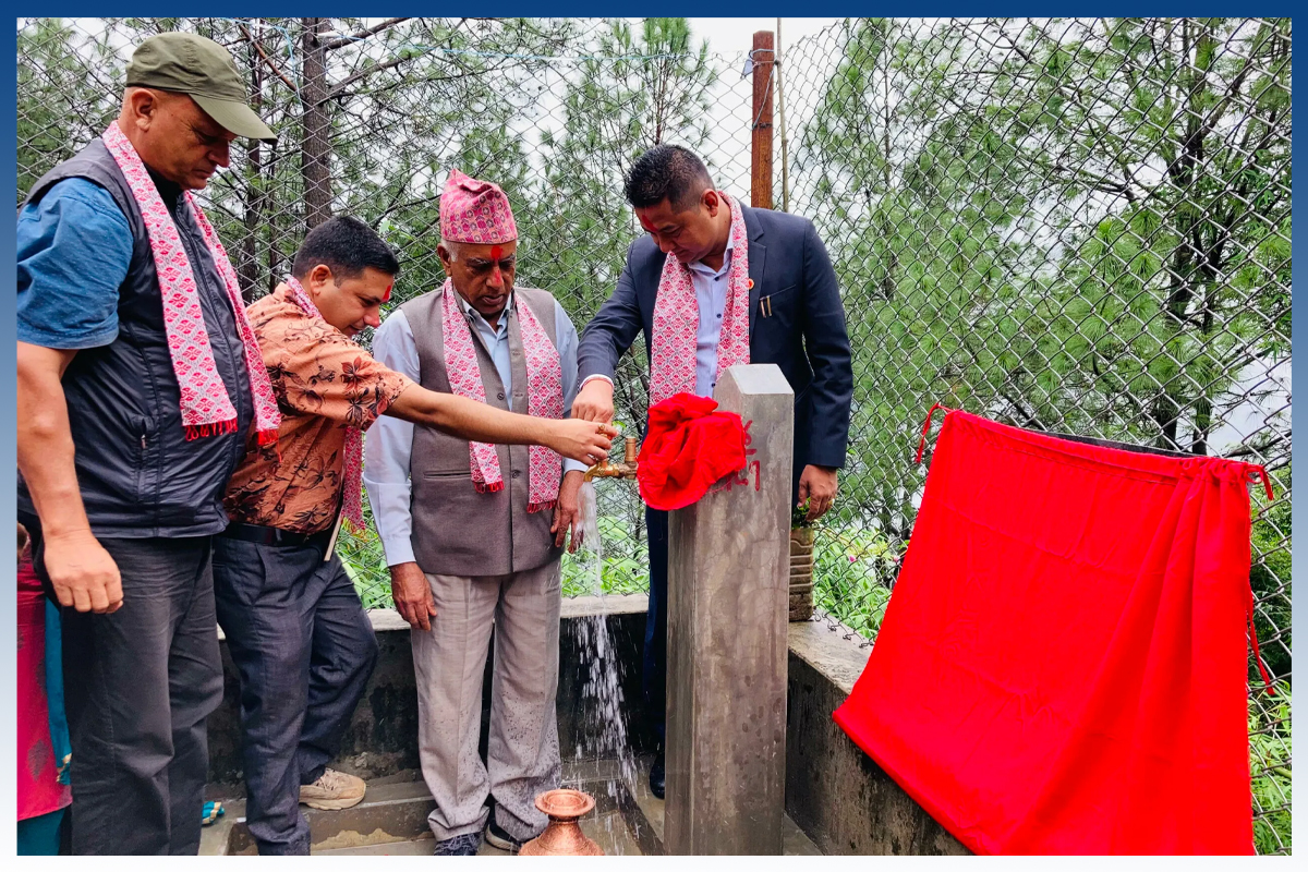 सय वर्षदेखिको खानेपानी समस्या अन्त्य