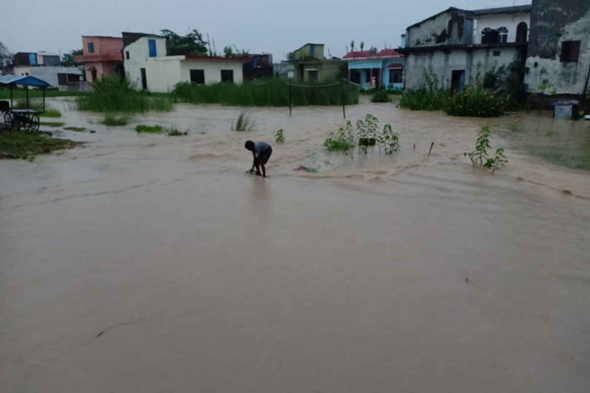 वर्षाले डुबान, सडक पूर्वाधारमा क्षति