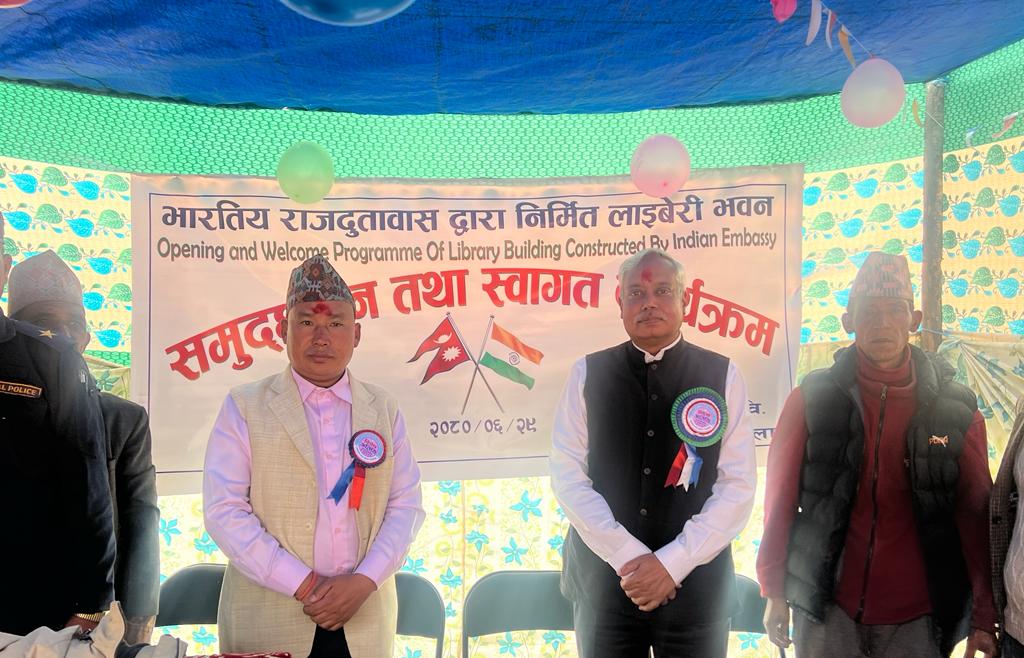 भारतीय सहयोगमा निर्मित दुई परियोजना उद्घाटन