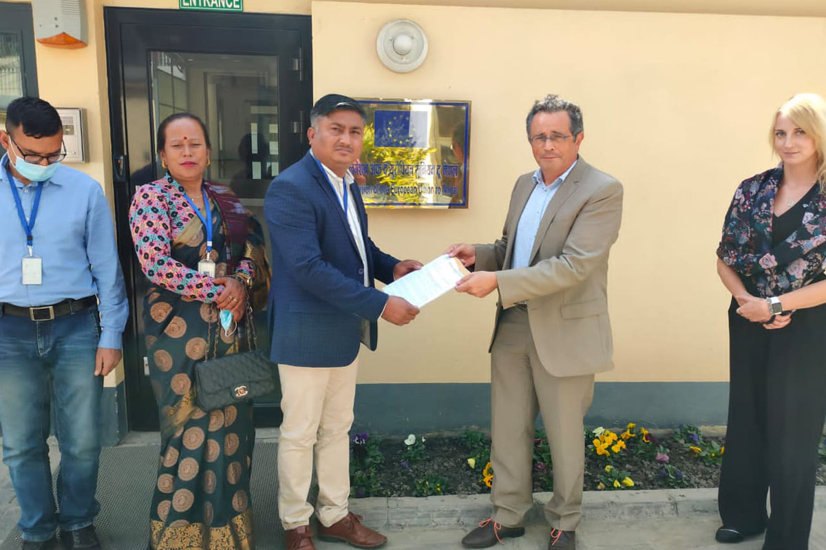 नेपालमा चिनियाँ अतिक्रमण रोक्न माग गर्दै युरोपियन युनियनलाई ज्ञापनपत्र