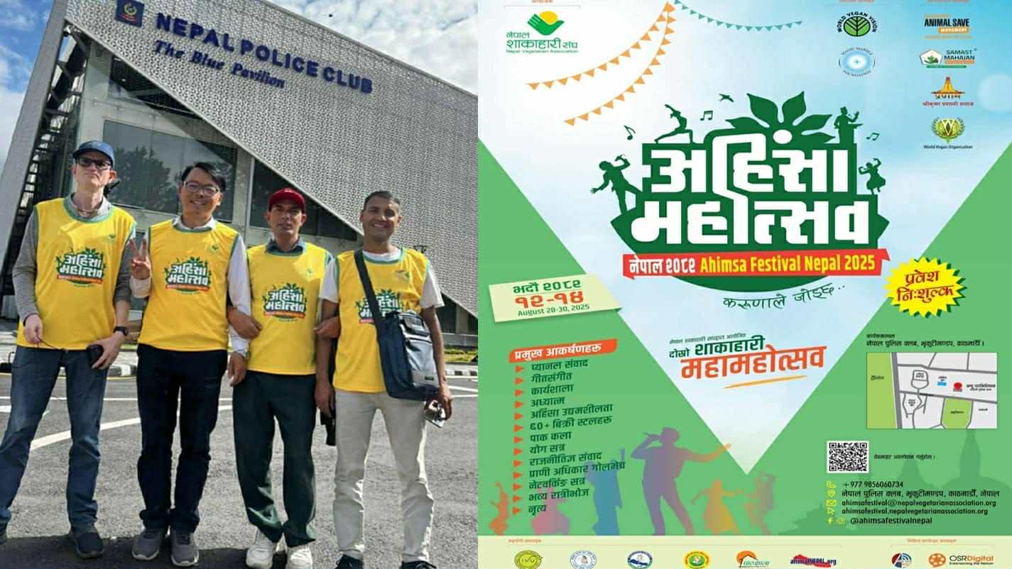 भृकुटीमण्डपमा हुँदैछ अहिंसा फेस्टिभल