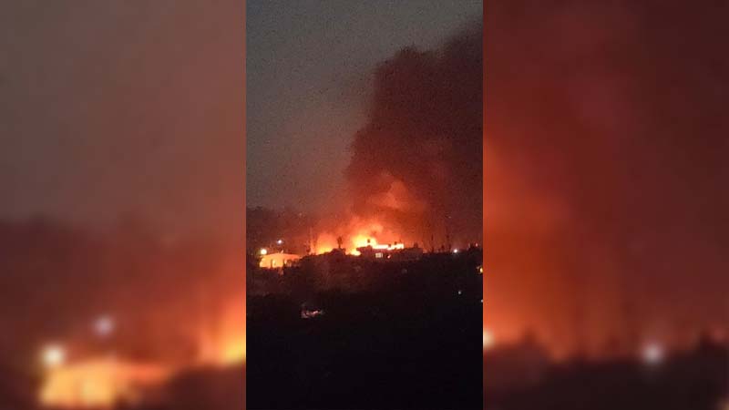 भक्तपुरको सोफा उद्योगमा भीषण आगलागी