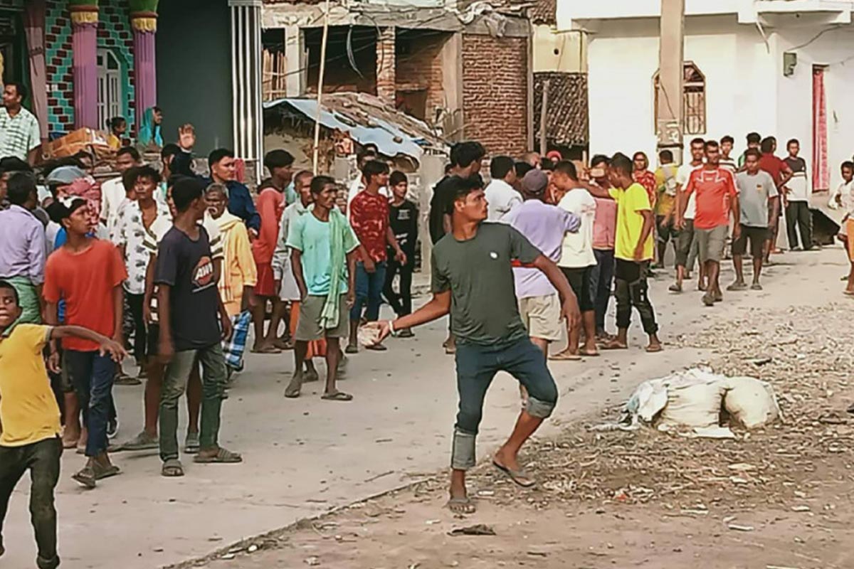 गलत मतपरिणाम सार्वजनिक गरेको भन्दै विवाद, प्रहरीद्वारा अश्रुग्यास प्रहार
